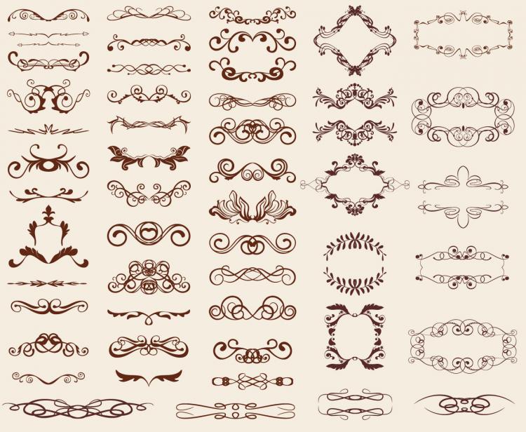 free vector Europeanstyle lace pattern 02 vector